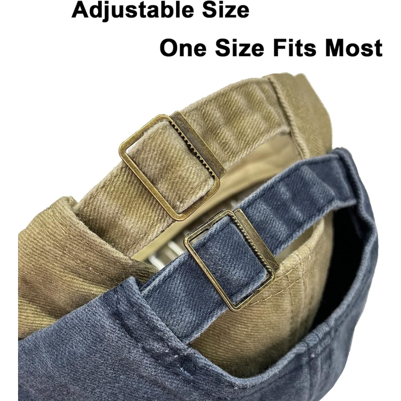 PFFY 2 Packs Vintage Washed Distressed Baseball Cap Golf Dad Hat for Men Women - Image 4